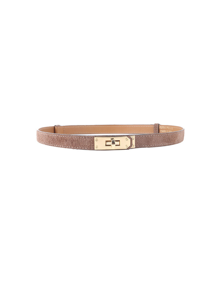 Leather suede belt | Suede | 559143
