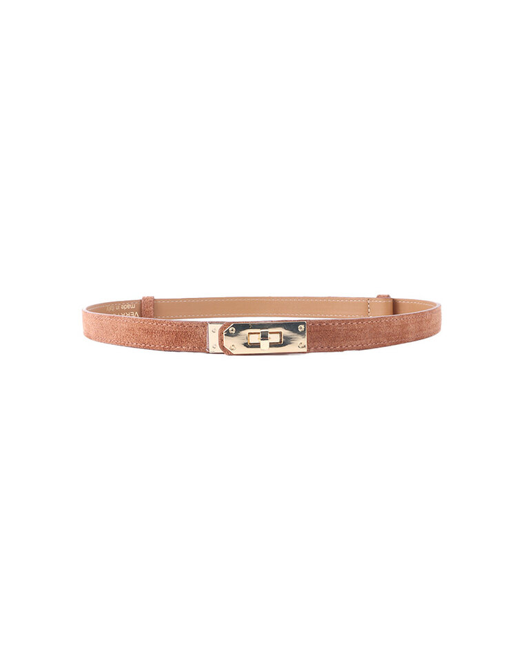 Leather suede belt | Suede | 559143
