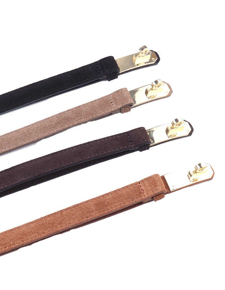 Leather suede belt | Suede | 559143