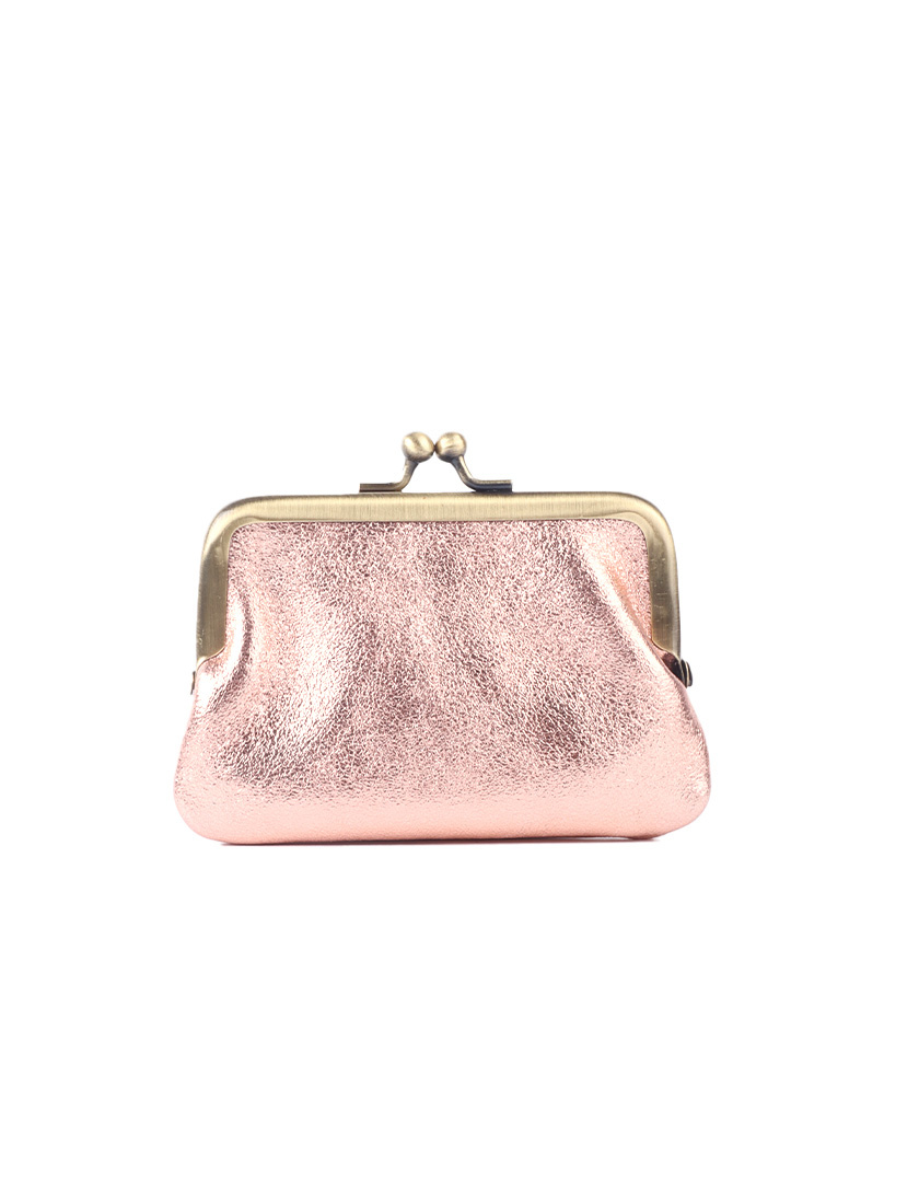 Lederen knip portemonnee metallic | 559040, foto 5 van 6