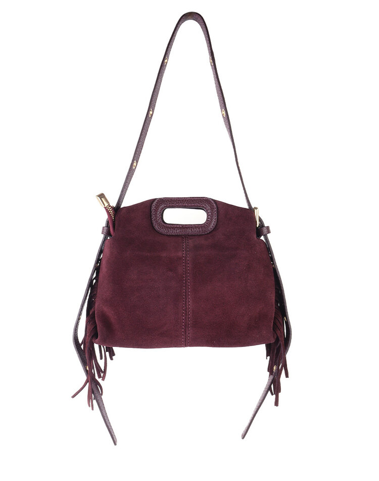 Giuliano Leather  Leder-Schultertasche | Wildleder | 552456