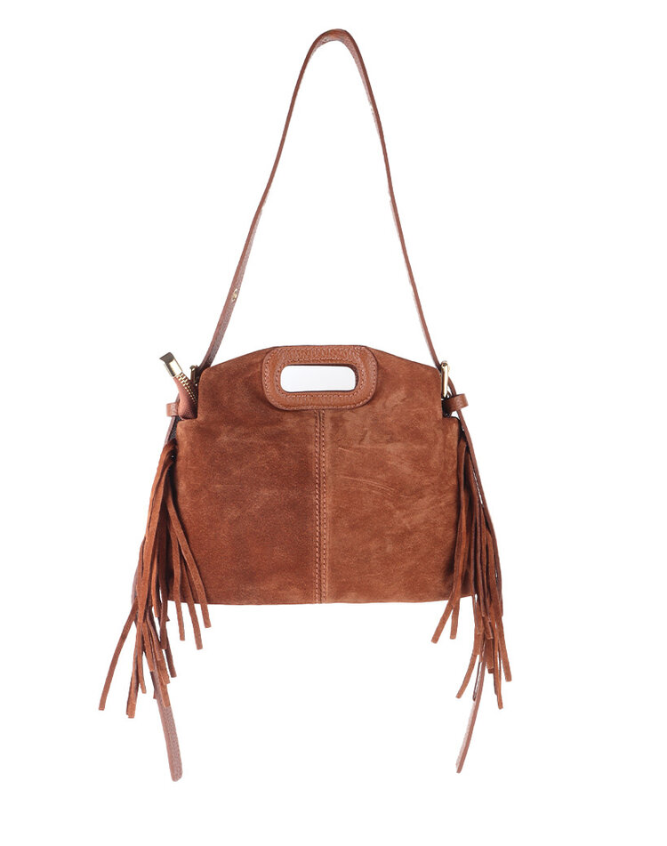 Giuliano Leather  Leder-Schultertasche | Wildleder | 552456