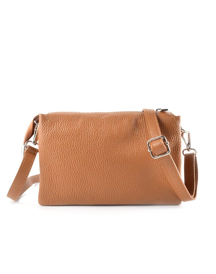Giuliano Leather  Kleine Leder-Schultertasche 3 Fächer | 552871