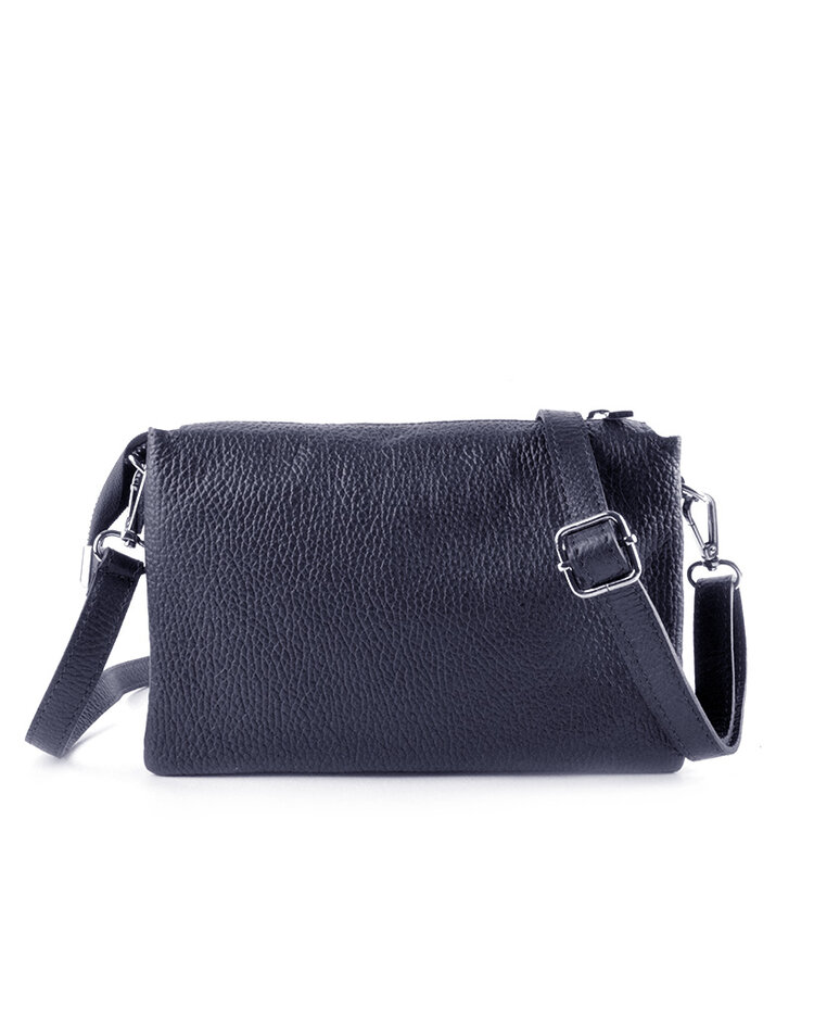 Giuliano Leather  Kleine Leder-Schultertasche 3 Fächer | 552871