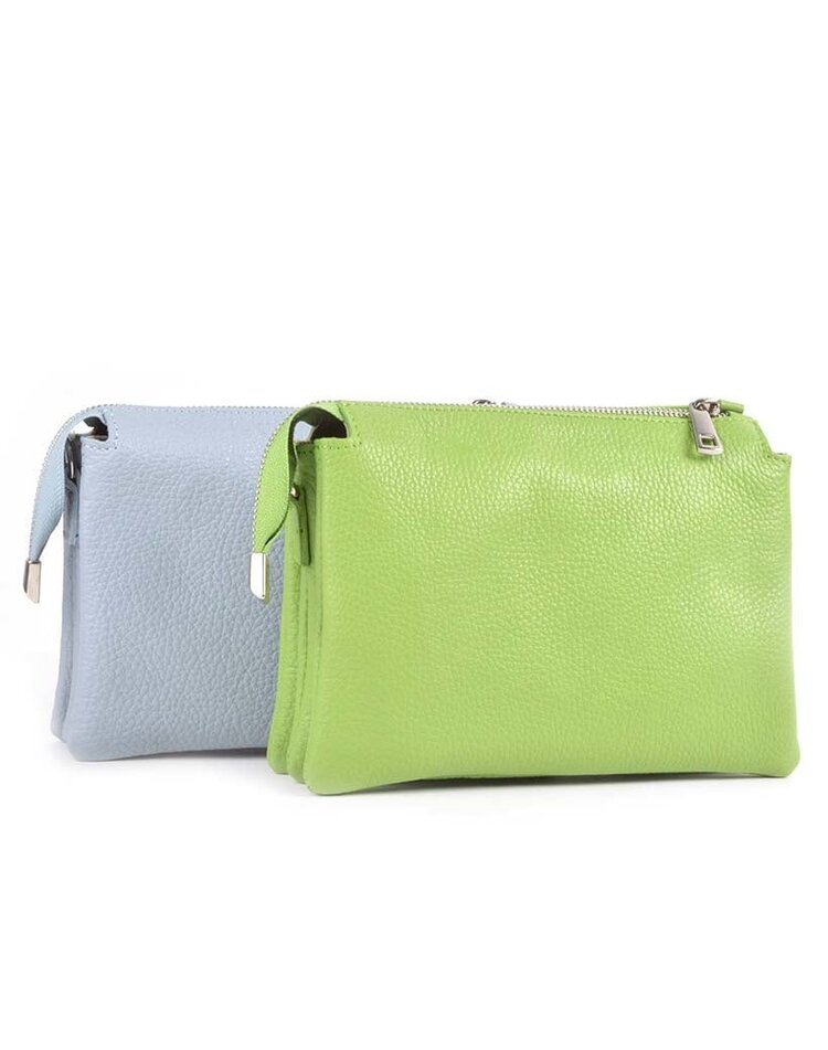 Giuliano Leather  Kleine Leder-Schultertasche 3 Fächer | 552871