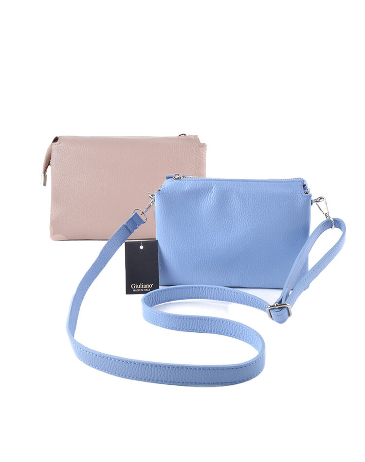Giuliano Leather  Kleine Leder-Schultertasche 3 Fächer | 552871