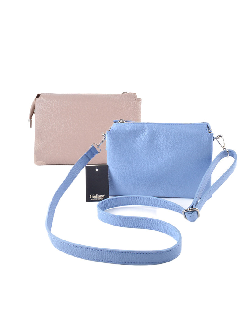 Giuliano Leather Lederen schoudertasje 3 vakken | 552871