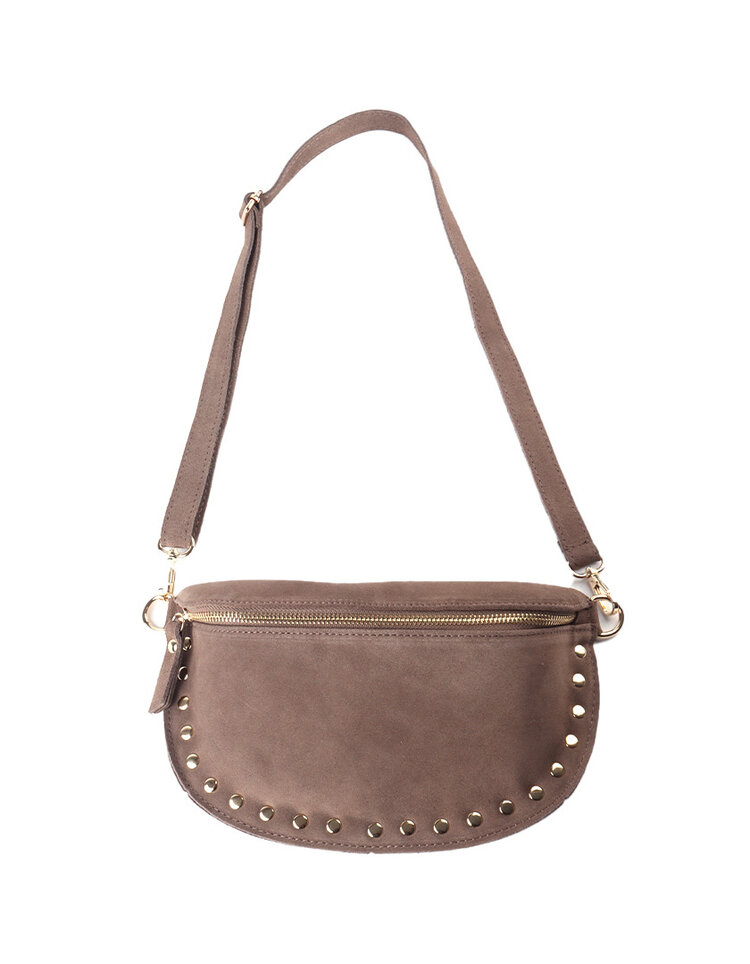 Giuliano Leather  Leder-Schultertasche | Wildleder | 552472