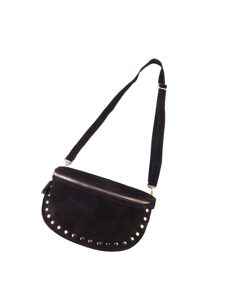 Giuliano Leather  Leder-Schultertasche | Wildleder | 552472