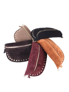 Giuliano Leather  Leder-Schultertasche | Wildleder | 552472