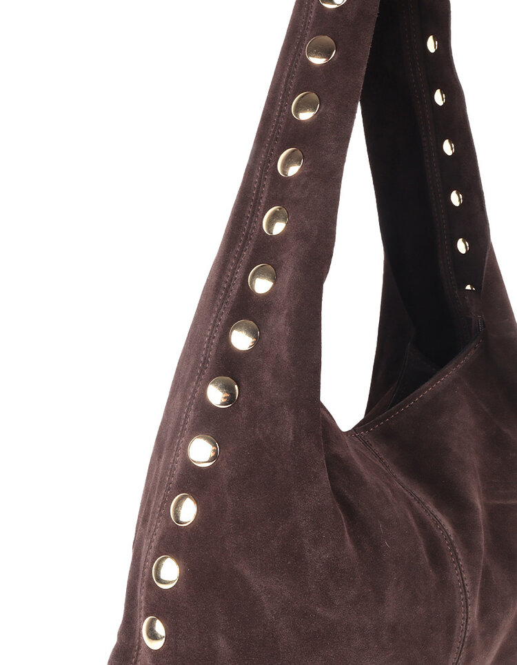 Giuliano Leather  Leder-Schultertasche | Wildleder | 552482