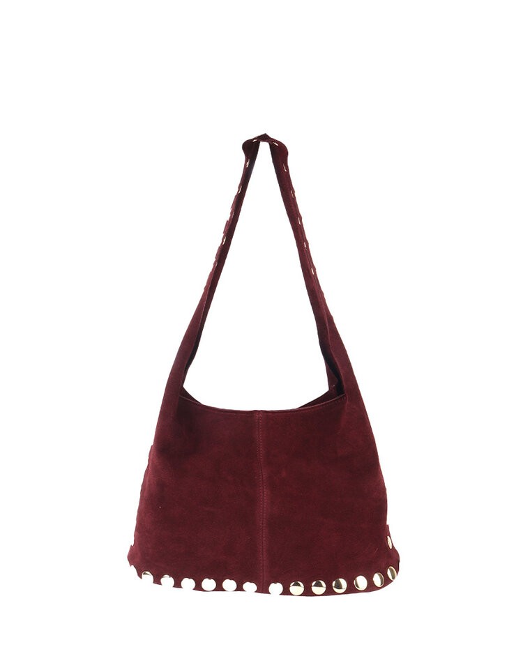 Giuliano Leather  Leder-Schultertasche | Wildleder | 552482