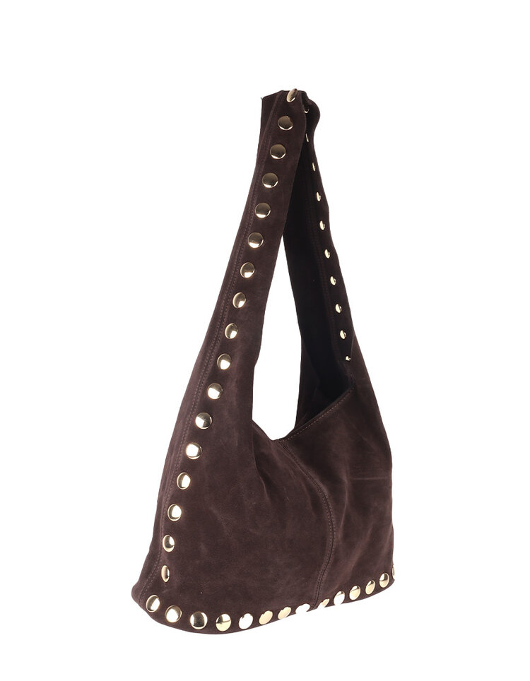 Giuliano Leather  Leder-Schultertasche | Wildleder | 552482
