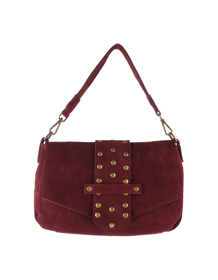 Giuliano Leather  Leder-Schultertasche | Wildleder | 552495