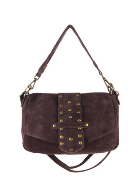 Giuliano Leather  Leder-Schultertasche | Wildleder | 552495