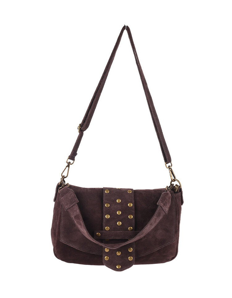 Giuliano Leather  Leder-Schultertasche | Wildleder | 552495