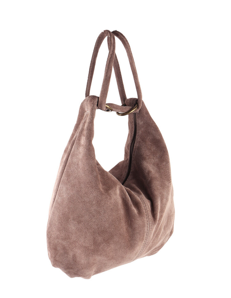 Giuliano Leather  Leder-Schultertasche | Wildleder | 552483