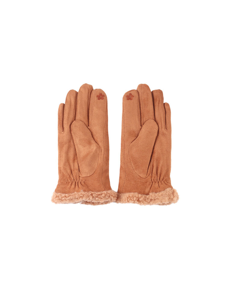 Giuliano Wildlederimitat-Handschuhe | 559055