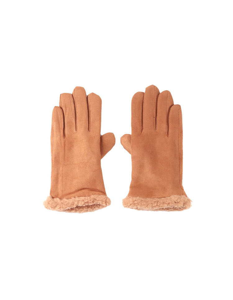 Giuliano Wildlederimitat-Handschuhe | 559055