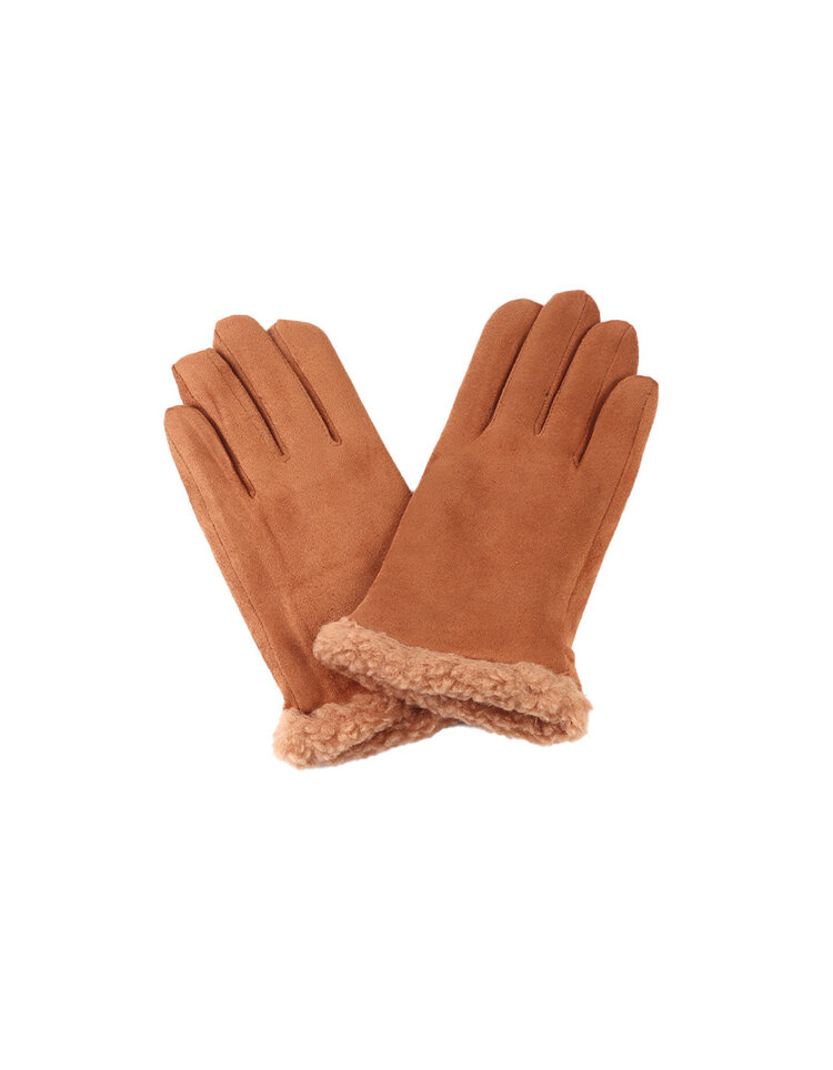Giuliano Wildlederimitat-Handschuhe | 559055