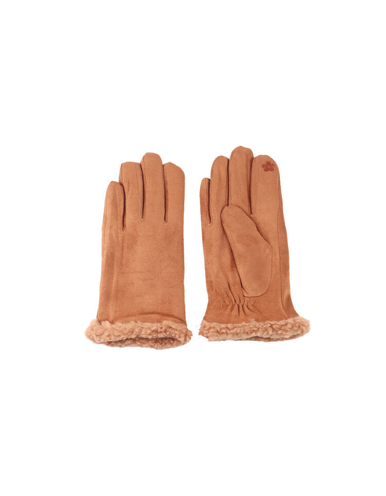 Giuliano Wildlederimitat-Handschuhe | 559055