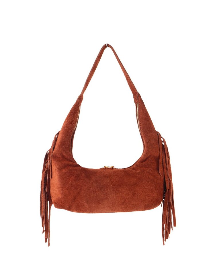 Giuliano Leather  Wildleder-Schultertasche | 552409