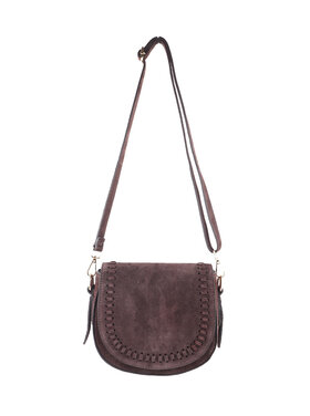 Giuliano Leather  Wildleder-Schultertasche | 552718