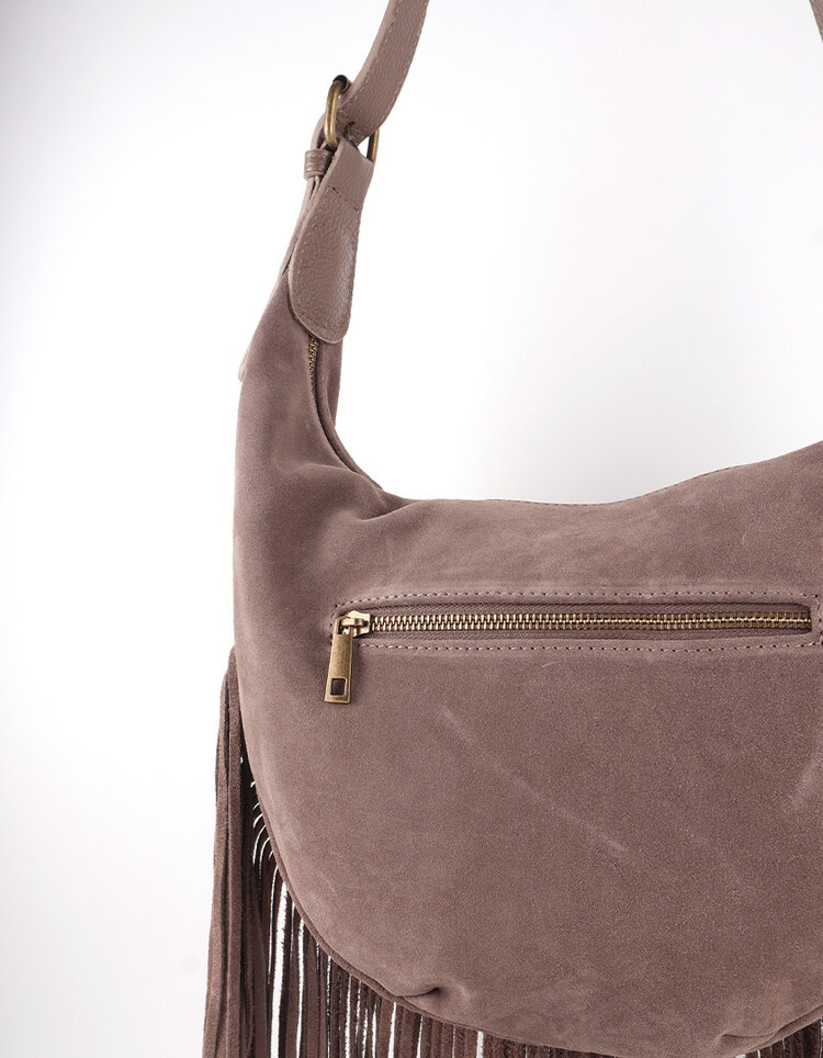 Giuliano Leather  Leather shoulder bag | Suede | 552499