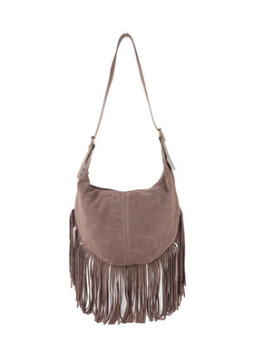 Giuliano Leather  Leder-Schultertasche | Wildleder | 552499