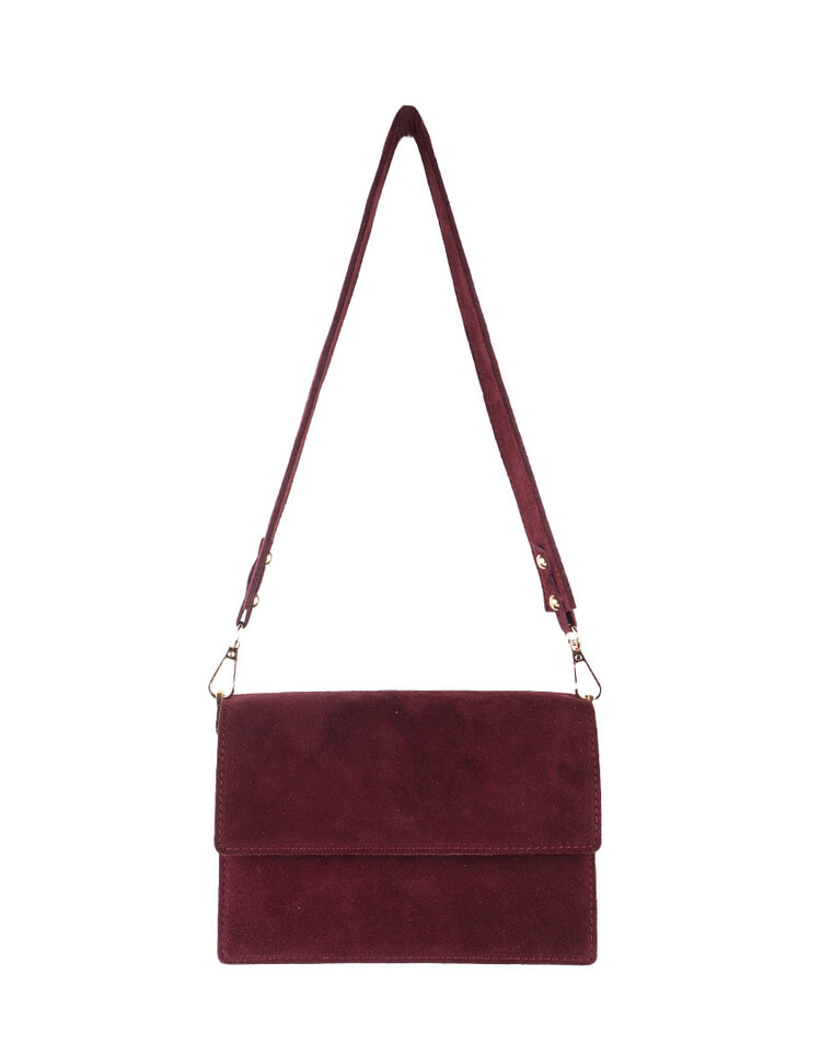 Giuliano Leather  Leder-Schultertasche | Wildleder | 552476