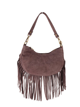 Giuliano Leather  Suède schoudertas | Franjes | 552337