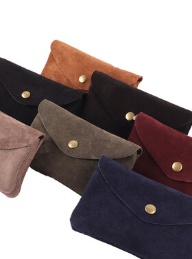 Lederen portemonnee | Suede | 559146