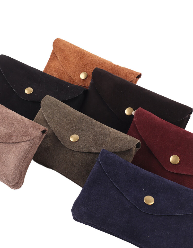 Leder-Geldbörse | Wildleder | 559146