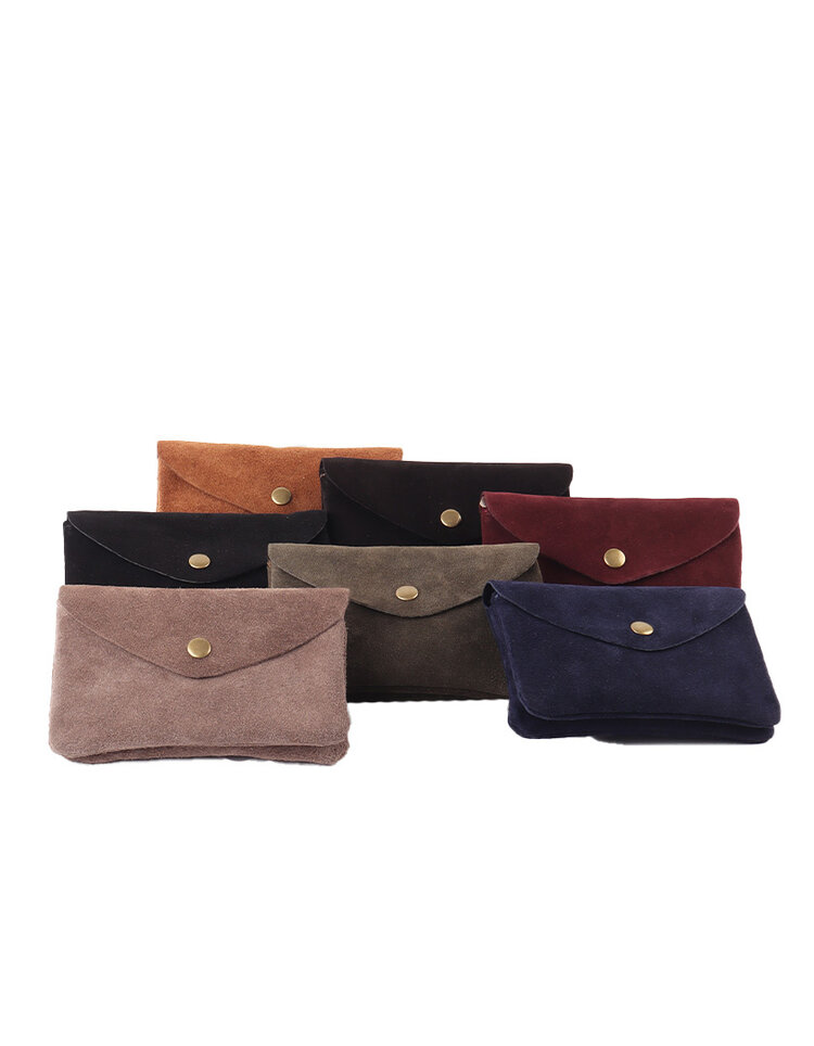 Lederen portemonnee | Suede | 559146