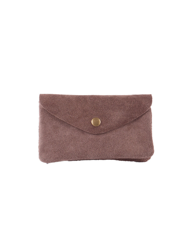 Lederen portemonnee | Suede | 559146