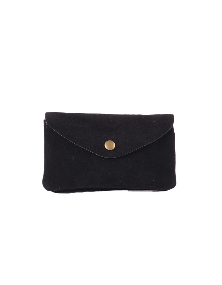 Leder-Geldbörse | Wildleder | 559146