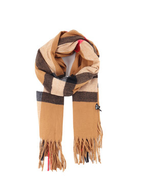 Scarf with checks | 700367