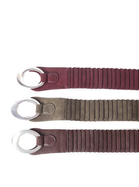 Giuliano Artificial Leather Belt - Buckle