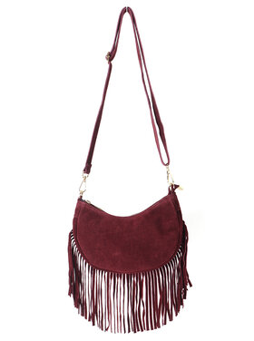 Giuliano Leather  Suède schoudertas | Franjes | 552337