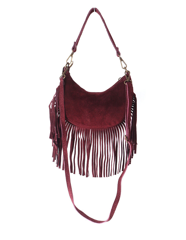 Giuliano Leather  Lederen schoudertas| Suède | 552416