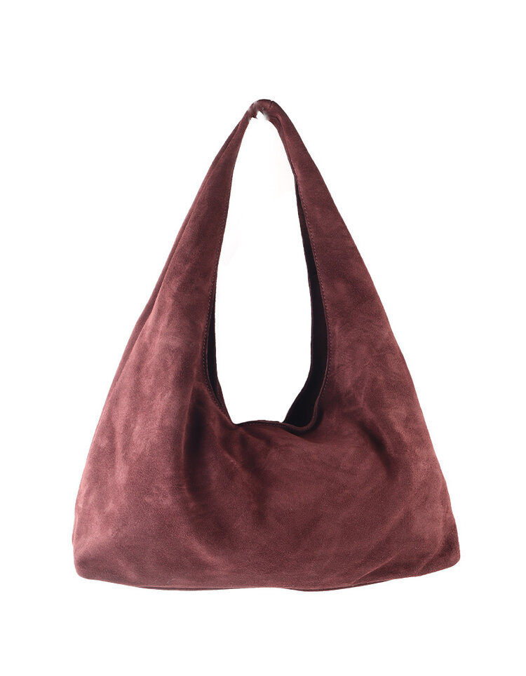 Giuliano Leather  Leder-Schultertasche | Wildleder | 552422