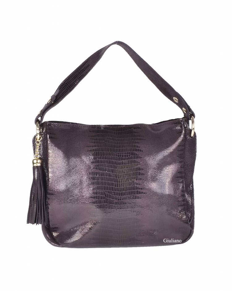 Giuliano Leather  Glänzende Leder-Handtasche | 552485