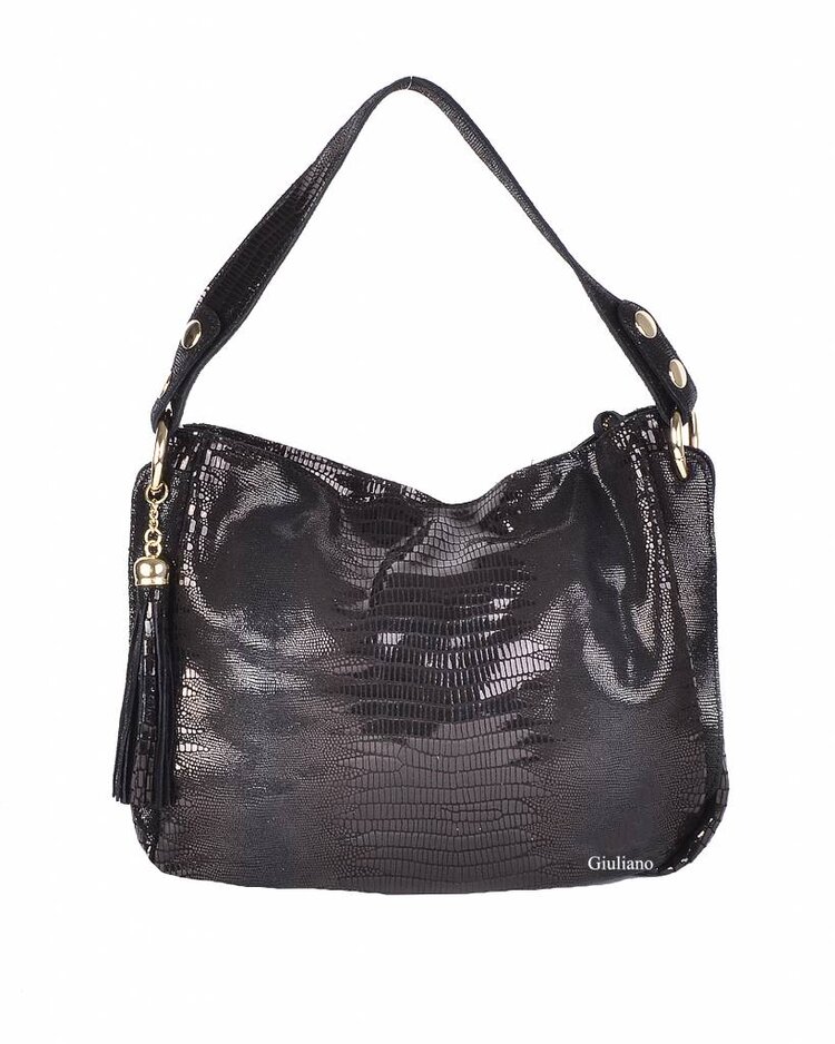 Giuliano Leather  Glänzende Leder-Handtasche | 552485