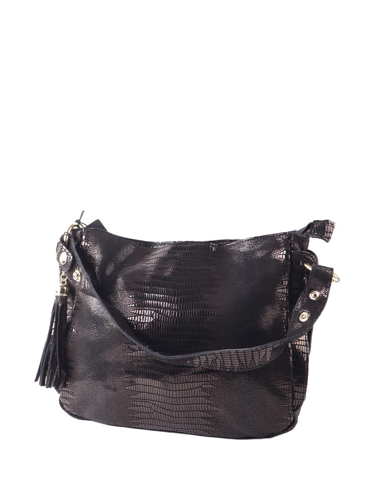 Giuliano Leather  Glänzende Leder-Handtasche | 552485