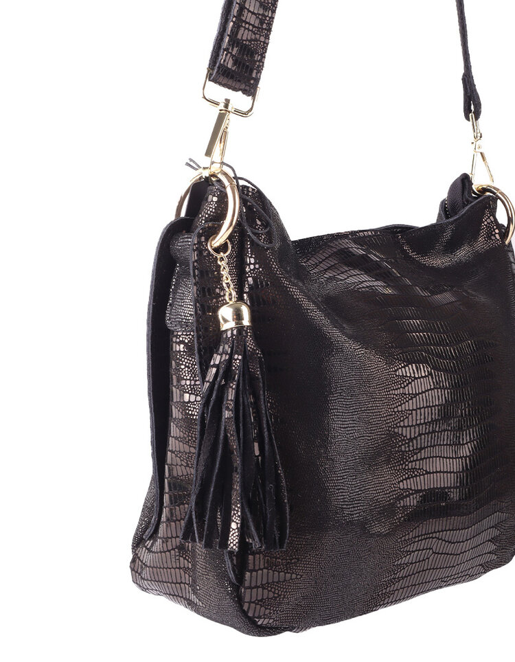 Giuliano Leather  Glänzende Leder-Handtasche | 552485