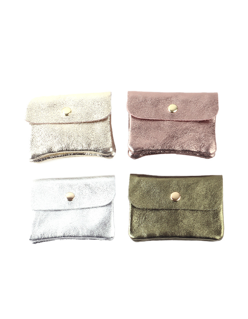 Giuliano Leather Lederen portemonnee metallic | 559091, foto 4 van 4