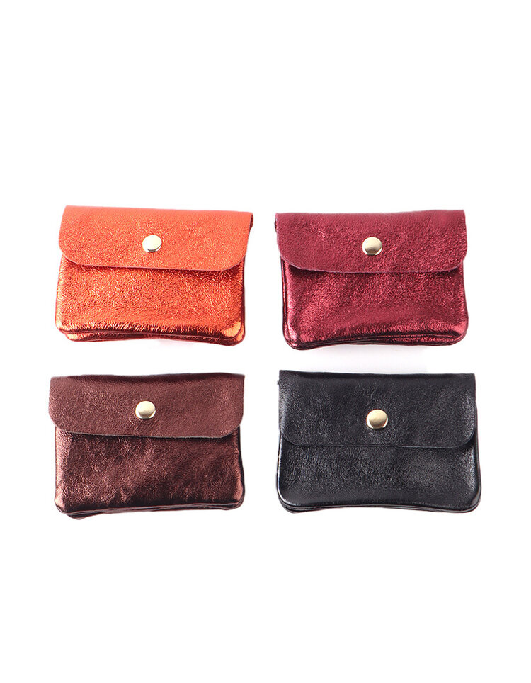 Giuliano Leather  Leder-Geldbörse Metallic | 559091