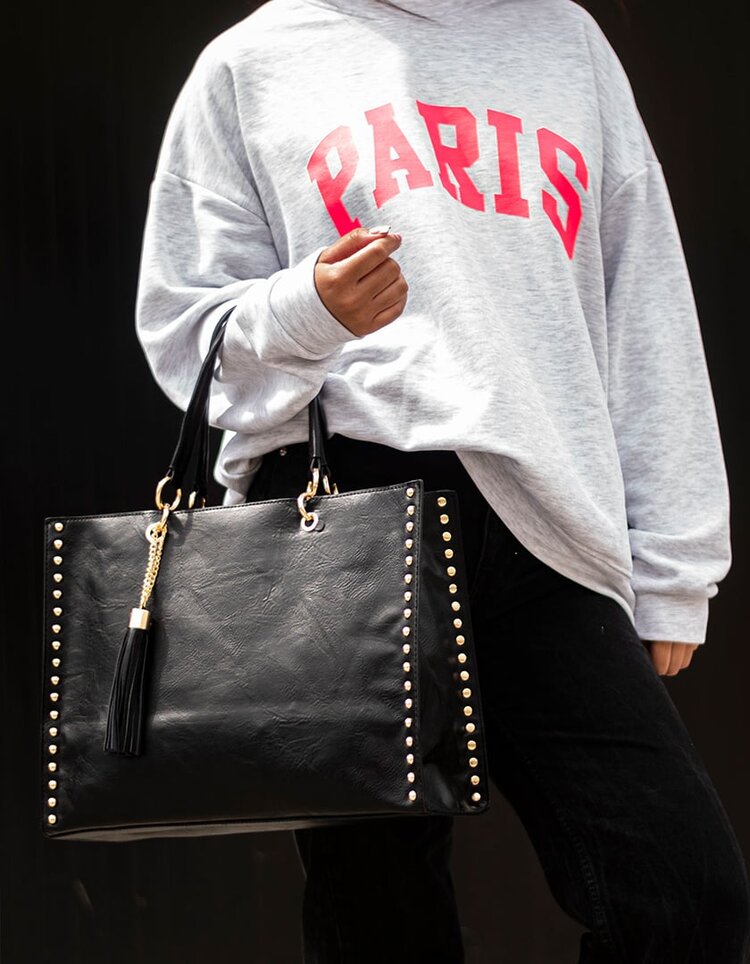 Giuliano Artificial Leather handbag with inside bag | 30068