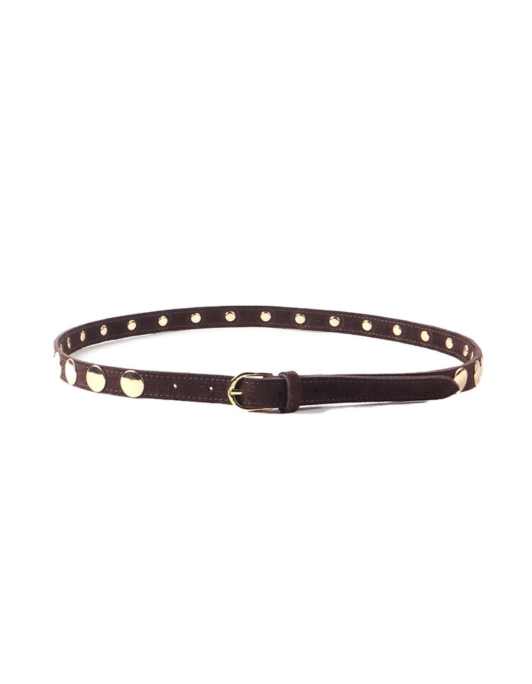 Giuliano Leather  Lederen suede riem | Studs | 559060