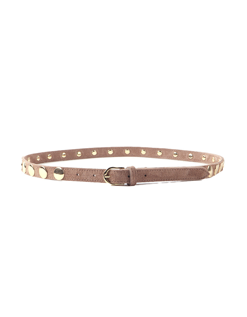 Giuliano Leather Lederen suede riem | Studs | 559060, foto 5 van 6